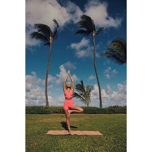 5" Never Better Shorts FP Movement En Hibiscus, Medium, NWT